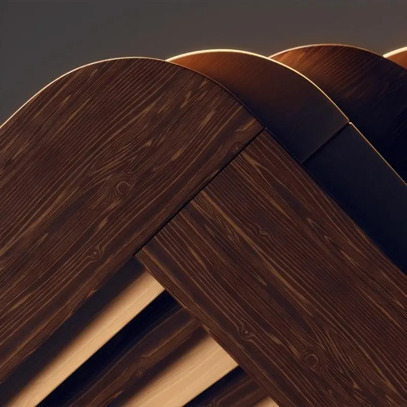Furniture surface finishing detail