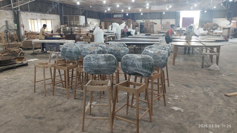 Furniture factory chair production