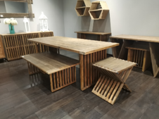 Wooden dining furniture