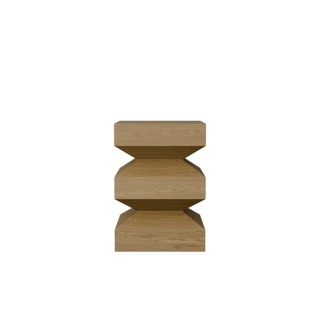 Tribal Wooden Side Table
