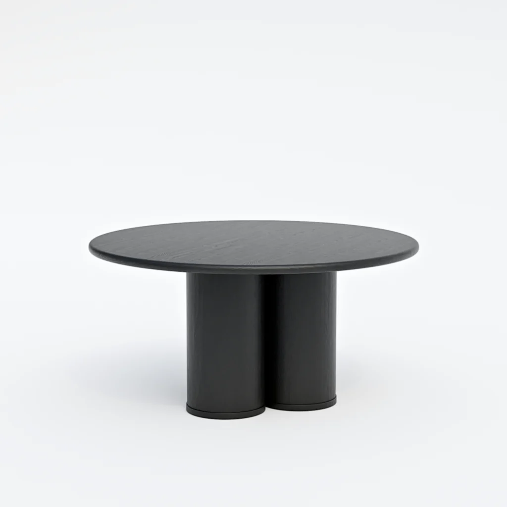 Tri-Column Dining Table