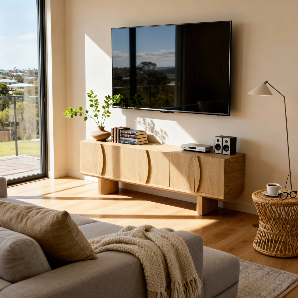 Crescent TV Unit