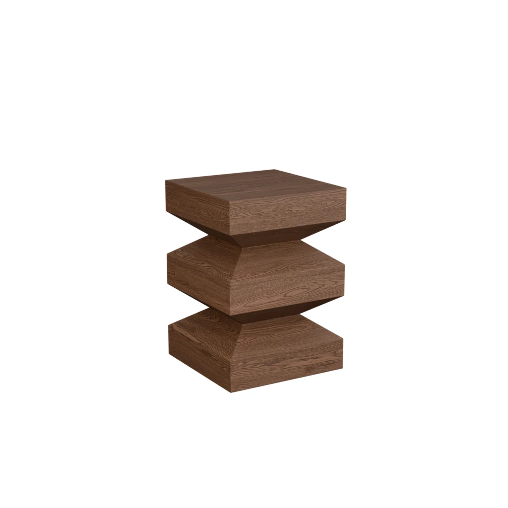 Tribal Wooden Side Table