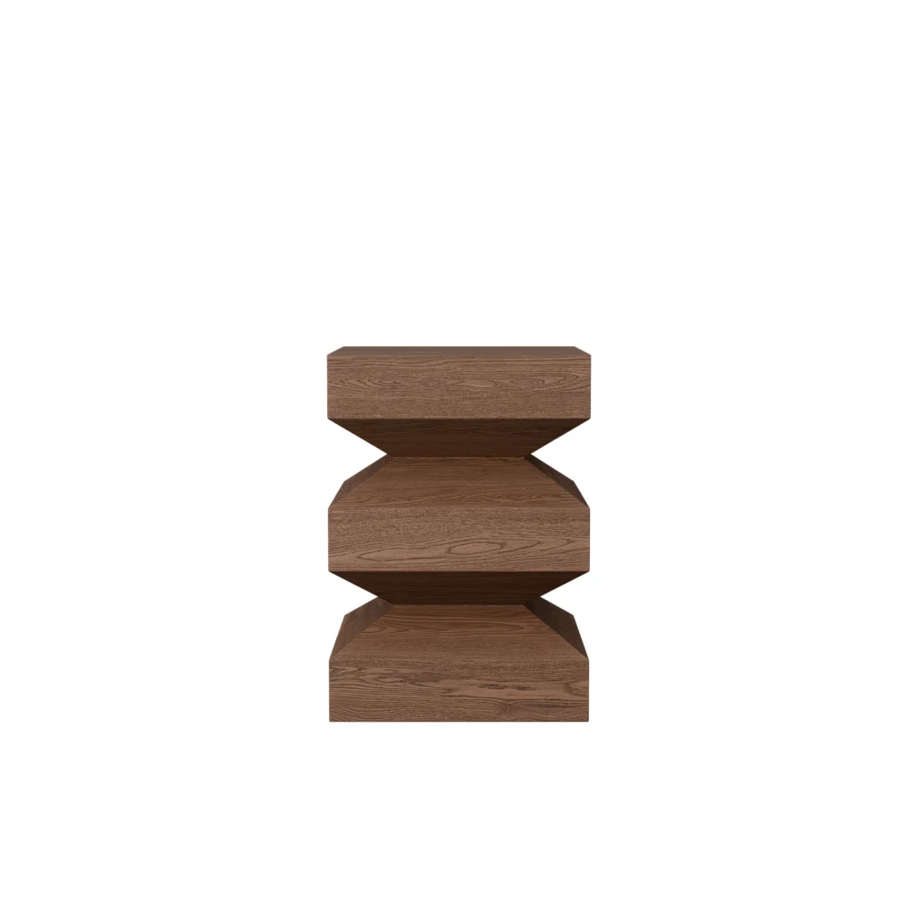 Tribal Wooden Side Table