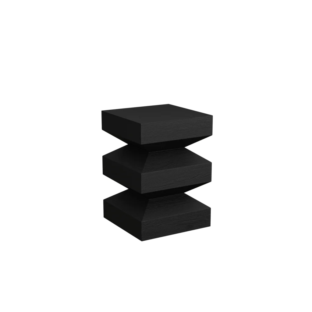 Tribal Wooden Side Table