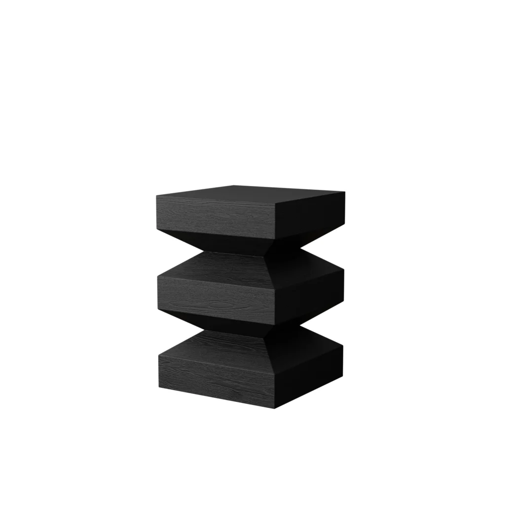 Tribal Wooden Side Table