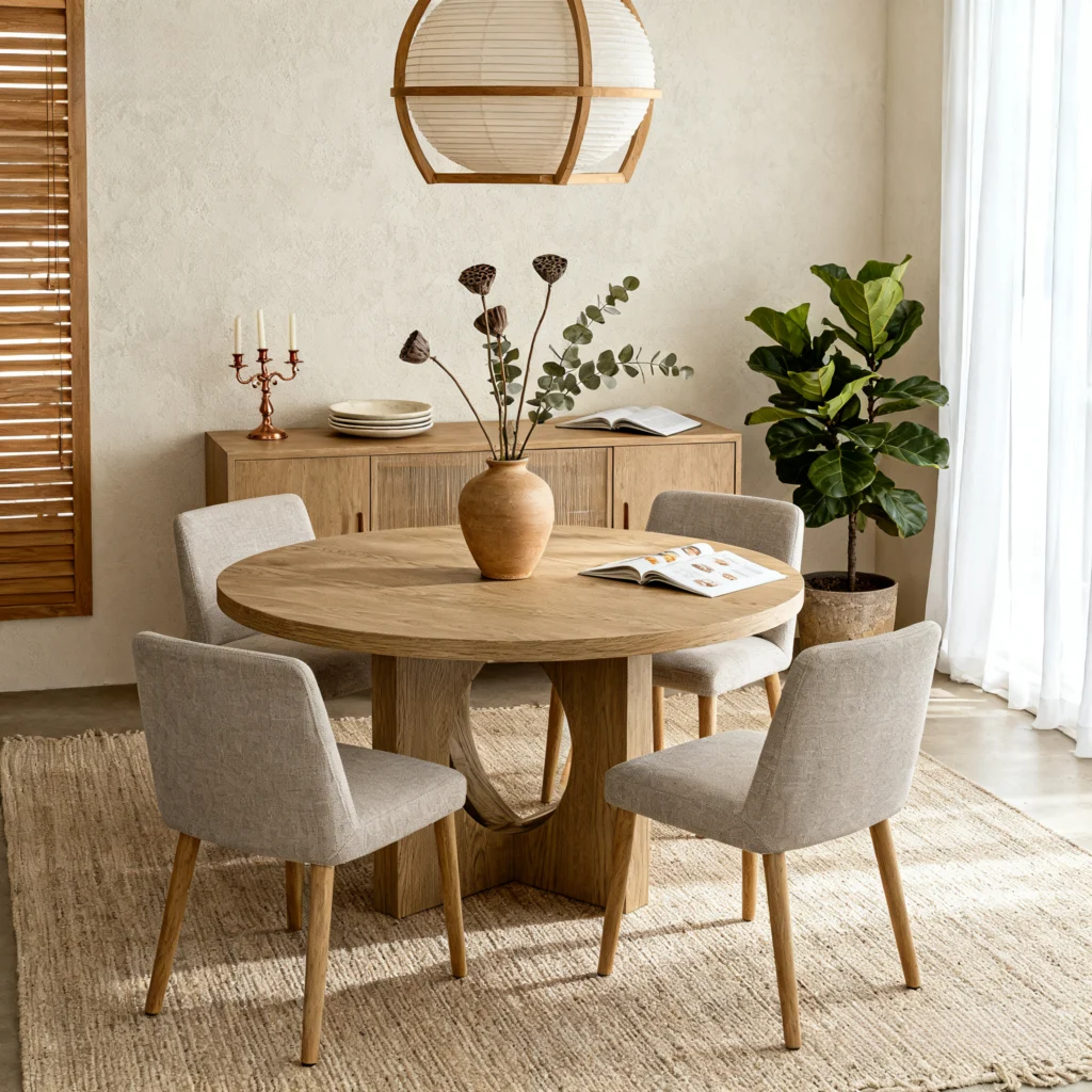 Antique Modern Round Dining table