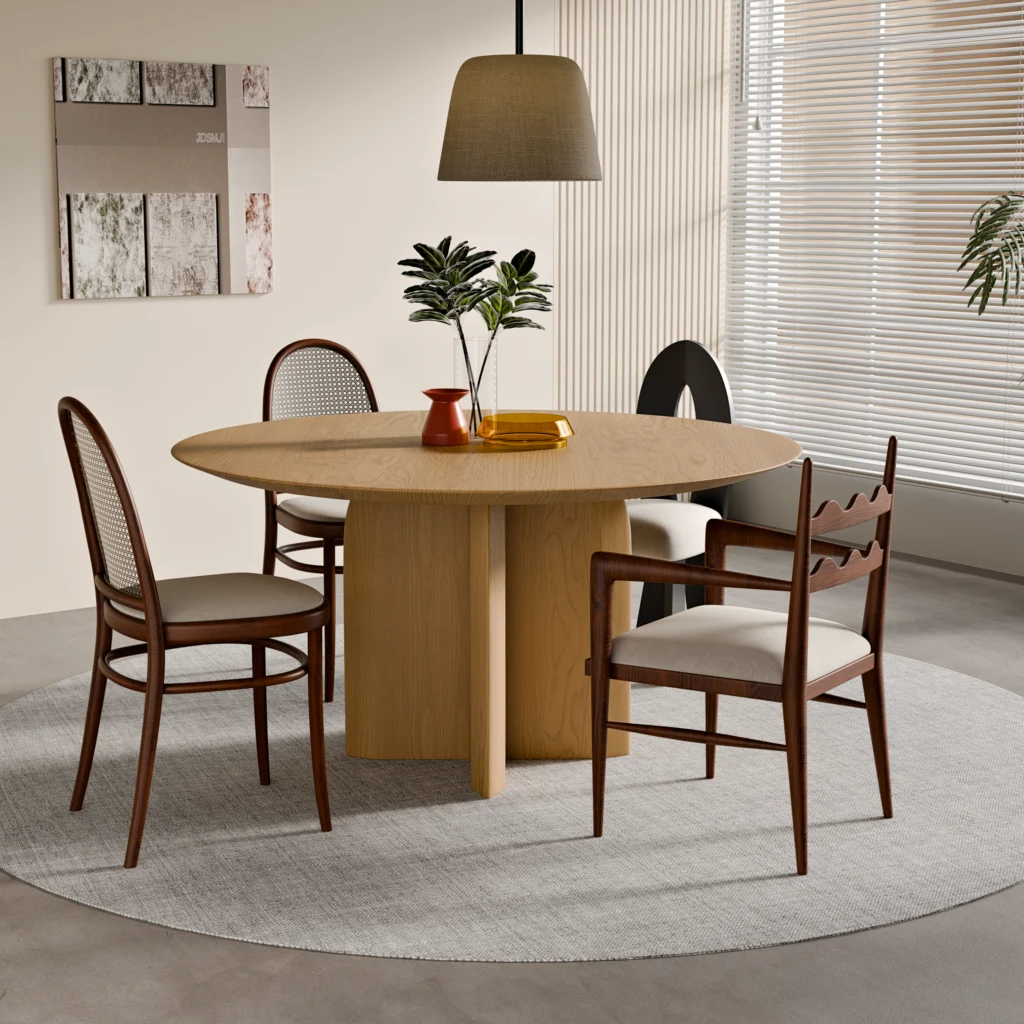 Spatial-Cross Dining Table