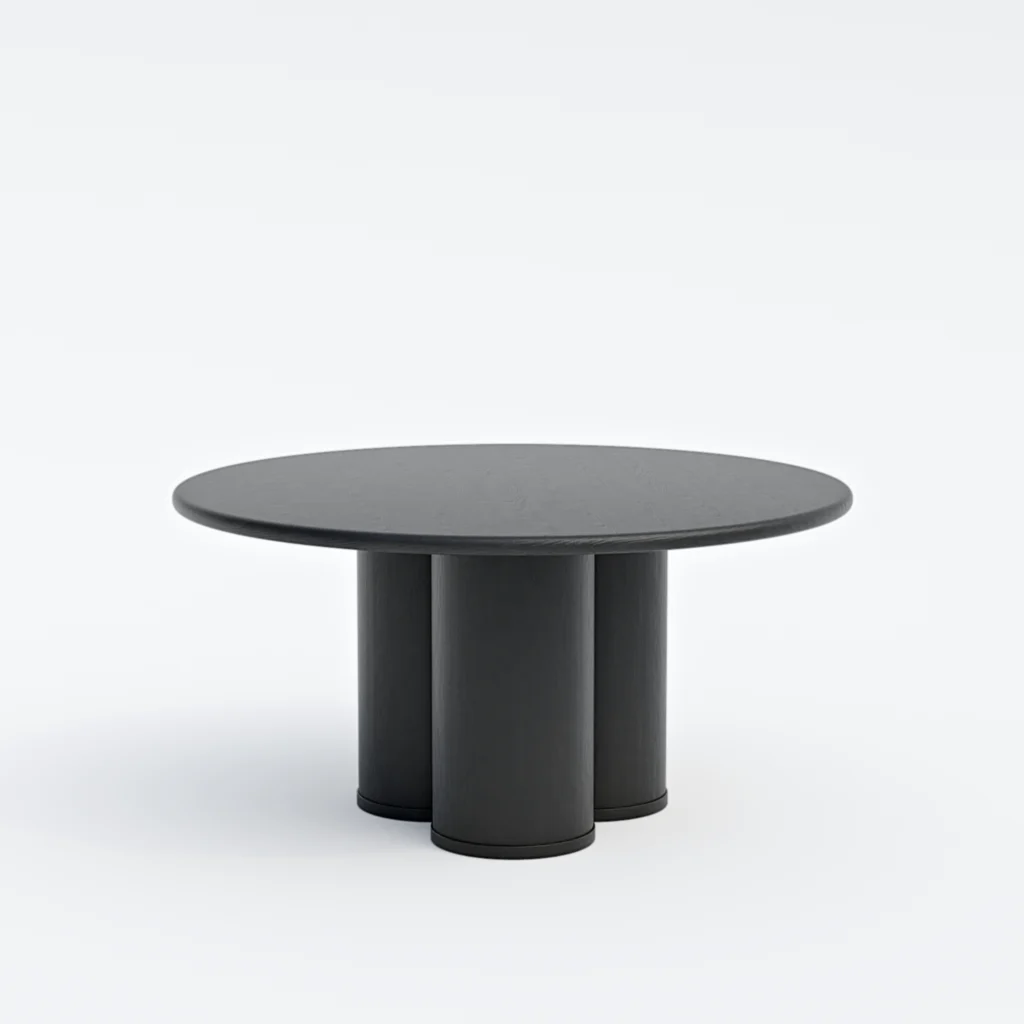 Tri-Column Dining Table