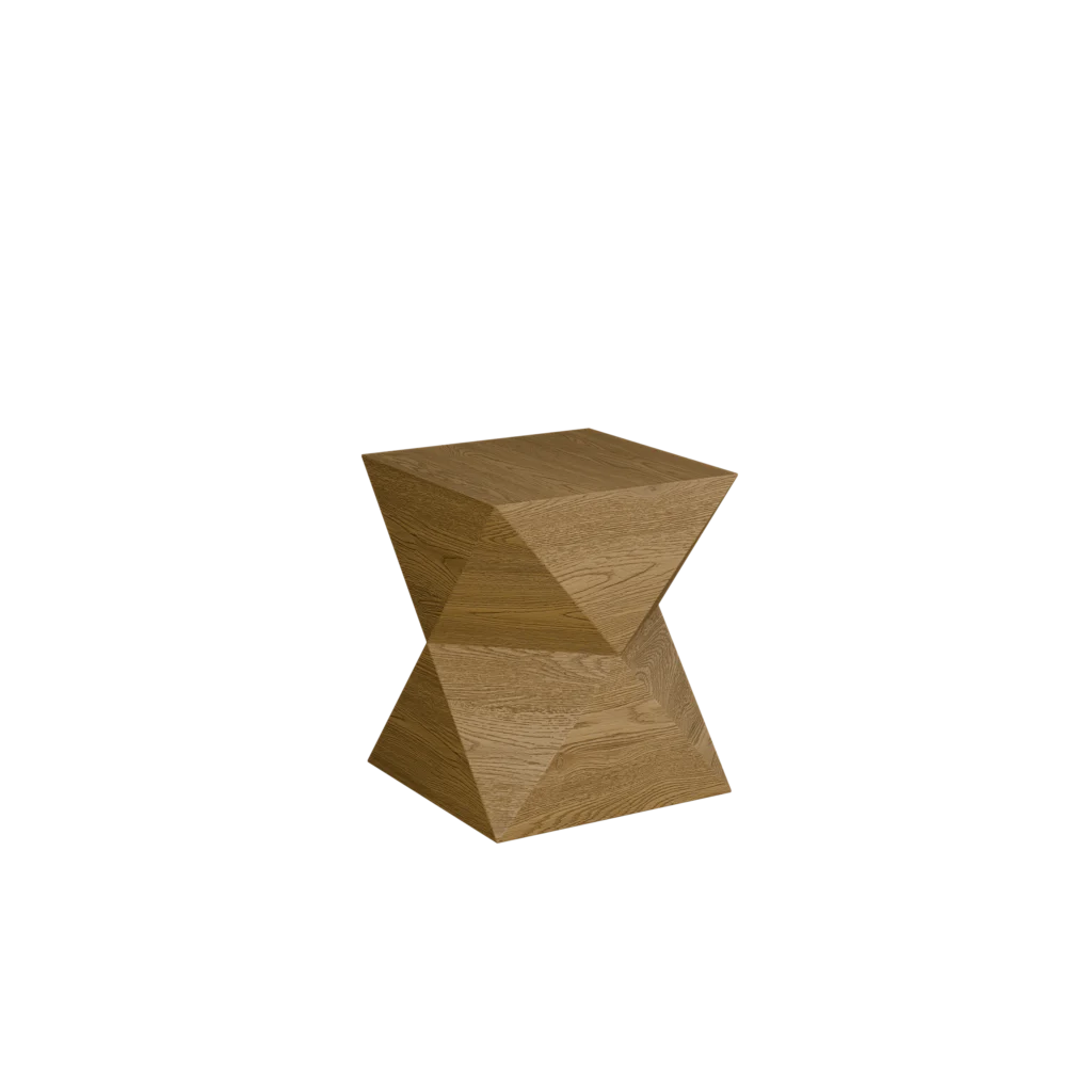 Timber Geometry Side Table