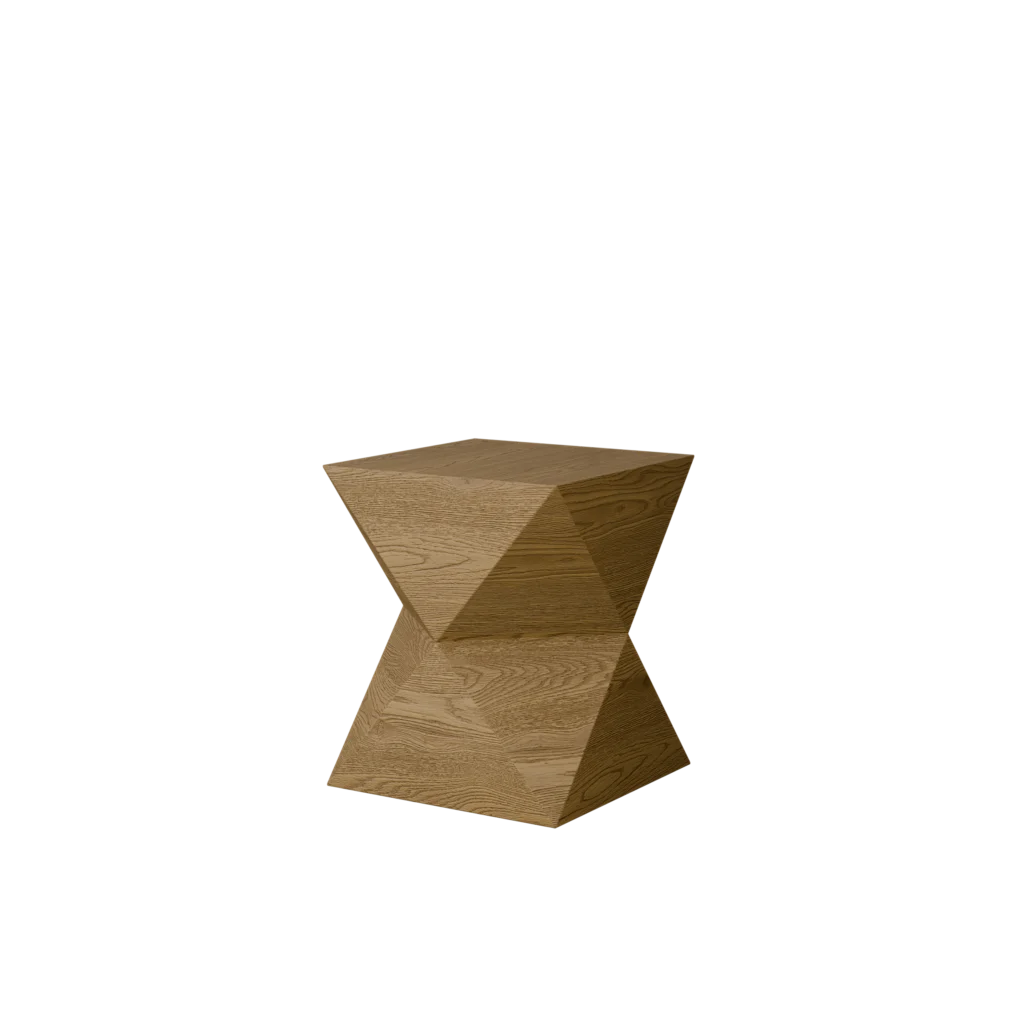 Timber Geometry Side Table