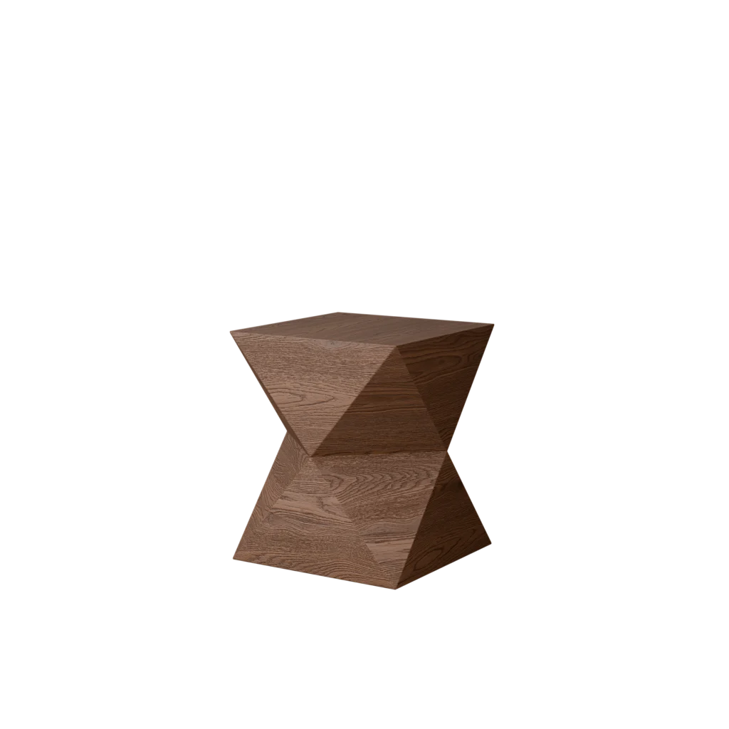 Timber Geometry Side Table